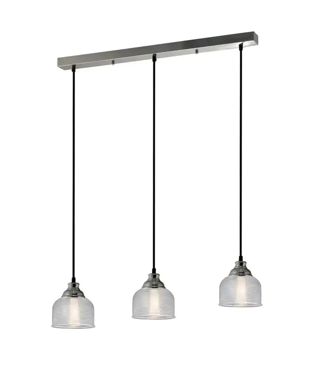 Aviva 3 Light Pendant Satin Chrome - LL002PL104-Island Pendant Lights-Lexi Lighting