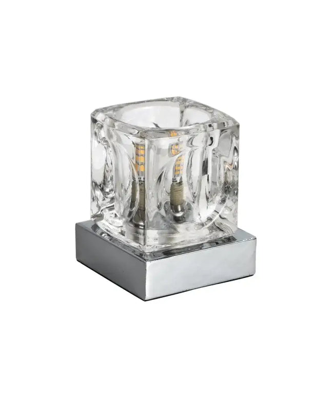 Bianca Glass Table Lamp with LED Bulb-Home & Garden > Lighting-Dropli