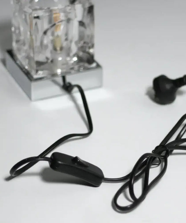 Bianca Glass Table Lamp with LED Bulb-Home & Garden > Lighting-Dropli