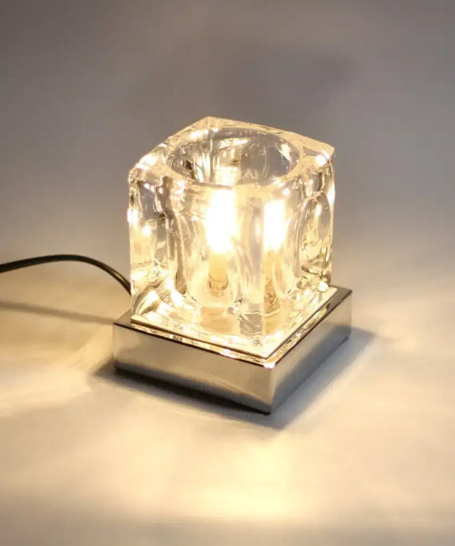 Bianca Glass Table Lamp with LED Bulb-Home & Garden > Lighting-Dropli