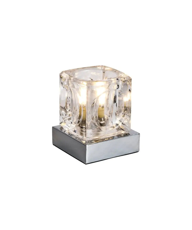 Bianca Glass Table Lamp with LED Bulb-Home & Garden > Lighting-Dropli