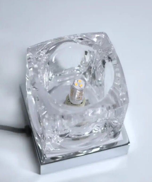 Bianca Glass Table Lamp with LED Bulb-Home & Garden > Lighting-Dropli