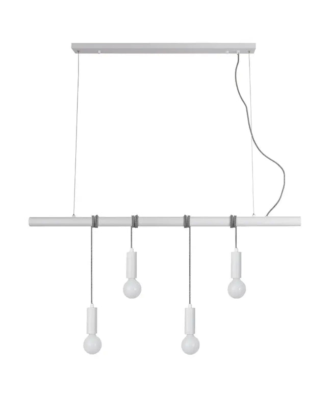 Bikkel 4 Lights Pendant Light - White-Home & Garden > Lighting-Koala Lamps and Lighting