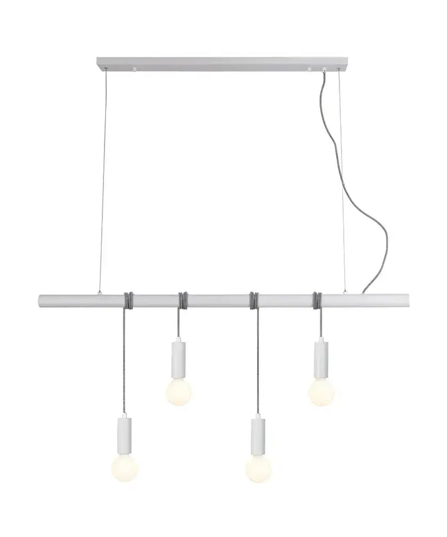 Bikkel 4 Lights Pendant Light - White-Home & Garden > Lighting-Koala Lamps and Lighting