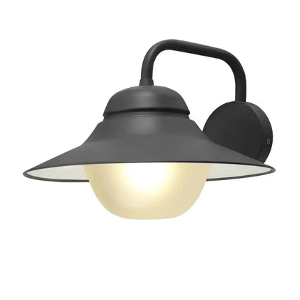 Black Exterior Wall Light with LED Tri-Colour option-EXTERIOR LIGHTS-CLA Lighting