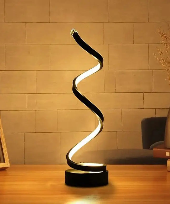 Modern Spiral Dimmable LED Table Lamp_2