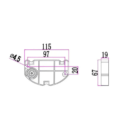 Bocina Exterior 10W LED Wall Light White 3000K - BOCINA02-Exterior Wall Lights-CLA Lighting