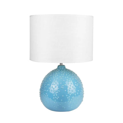 Boden Ceramic Table Lamp - Blue - Home & Garden > Lighting