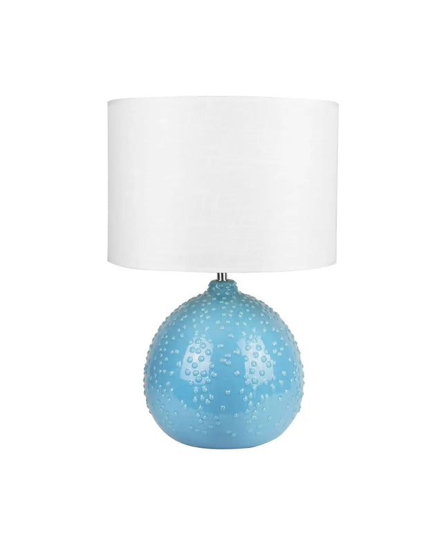 Boden Ceramic Table Lamp - Blue - Home & Garden > Lighting