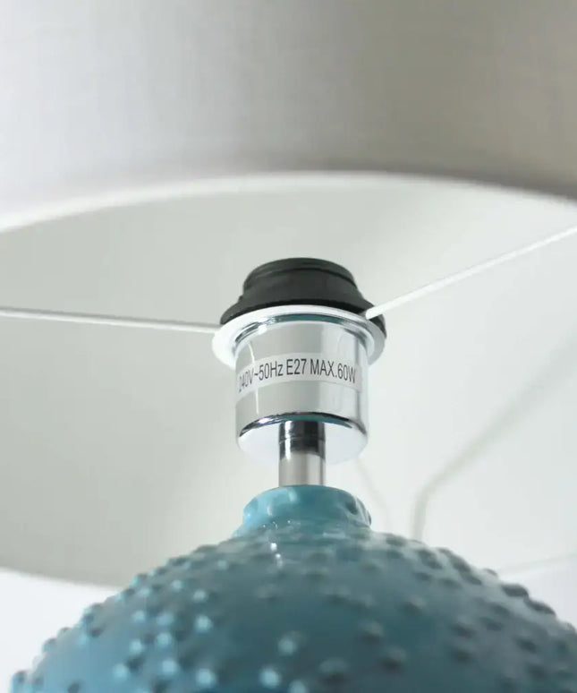 Boden Ceramic Table Lamp - Blue - Home & Garden > Lighting