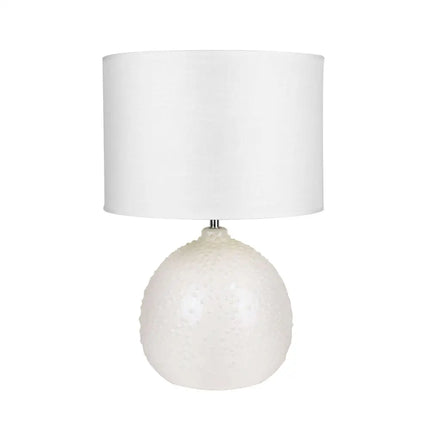 Boden Ceramic Table Lamp - White - Home & Garden > Lighting