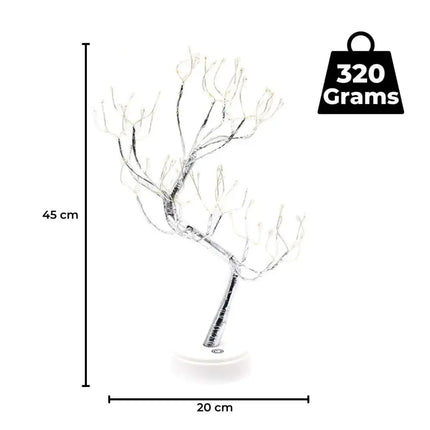 Bonsai Fairy Tree Lights Warm White Wood Desk Lamp - Home & Garden > Lighting