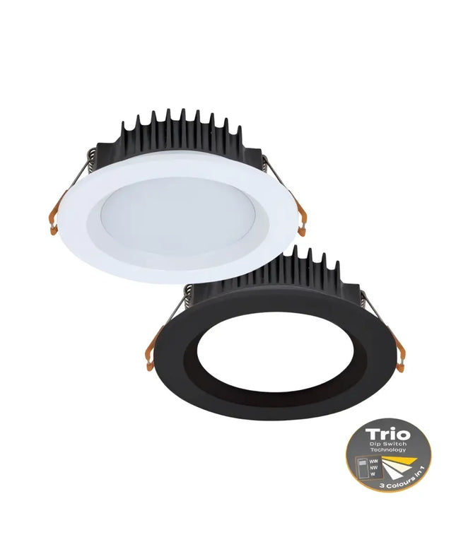 Boost 10W Tricolour Dimmable LED Downlight - 90mm Cut Out - Home & Garden > Lighting > Ceiling Lights