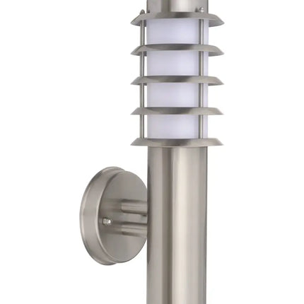 Borda Exterior Louvred Wall Light 304 Stainless Steel IP44 - BORDA2-Exterior Wall Lights-CLA Lighting