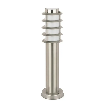Borda Louvred Bollard Light Short 304 Stainless Steel IP44 - BORDA4-Bollard Lights-CLA Lighting