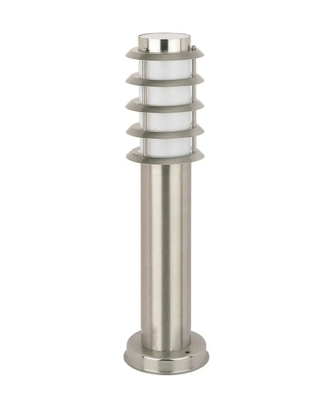 Borda Louvred Bollard Light Short 304 Stainless Steel IP44 - BORDA4-Bollard Lights-CLA Lighting