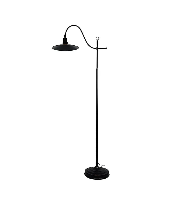 Boston 1 Light Floor Lamp Rubbed Bronze - SL98513RB-Floor Lamps-Oriel Lighting
