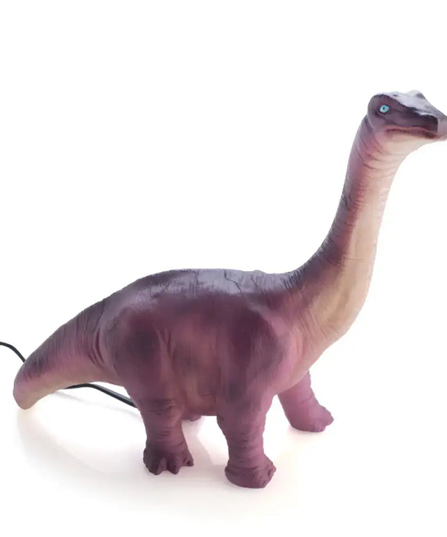Side view of the Brachiosaurus LED light with a 2-metre cord