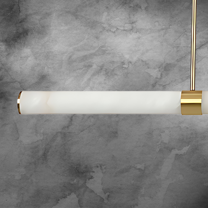 MADISON 1500 Spanish Marble Linear LED Pendant - Brass