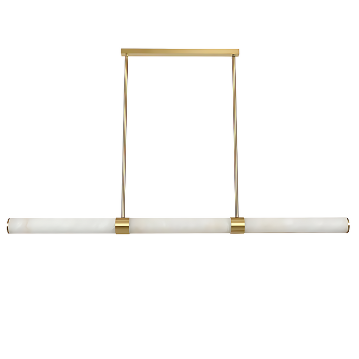 MADISON 1500 Spanish Marble Linear LED Pendant - Brass