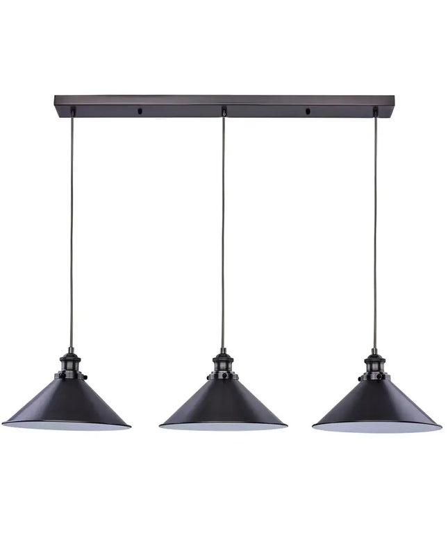 Brightyts 3 Light Island Pendant Pewter - LL002PL110-Island Pendant Lights-Lexi Lighting