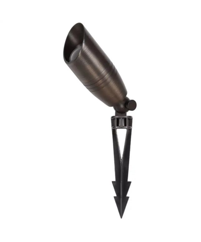 BRONTE Cast Brass Directional LED Garden Spike Light-Garden Spike-Dropli