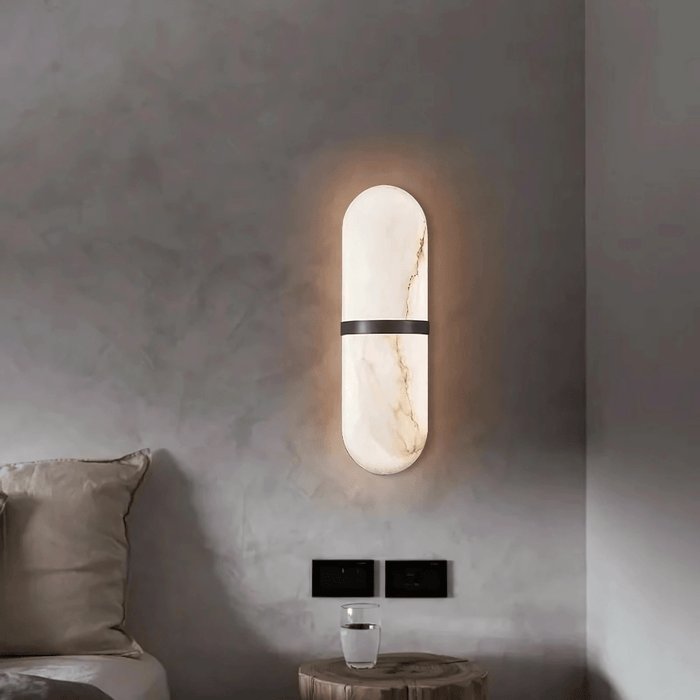 CASTELLO Black Spanish Marble LED Wall Light