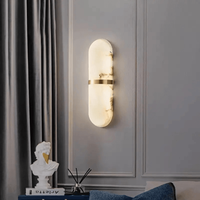 CASTELLO Brass Spanish Marble LED Wall Light