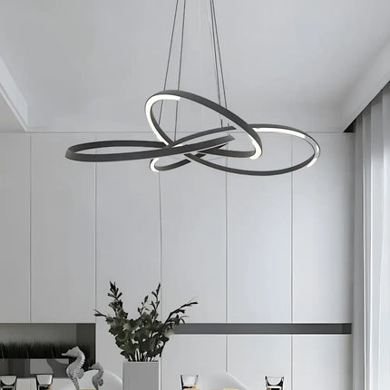 Charlotte 600 Black Tri-Colour LED Pendant Light | 60W Integrated LED