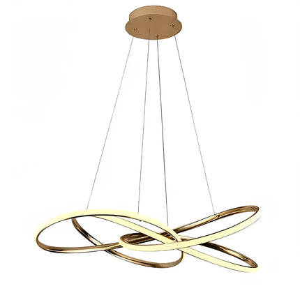 Charlotte 600 Brass Tri-Colour LED Pendant Light | 60W Integrated LED