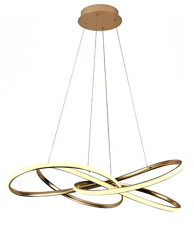 Charlotte 600 Brass Tri-Colour LED Pendant Light | 60W Integrated LED