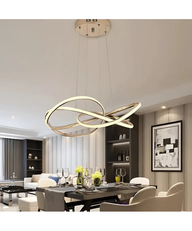 Charlotte 600 Brass Tri-Colour LED Pendant Light | 60W Integrated LED