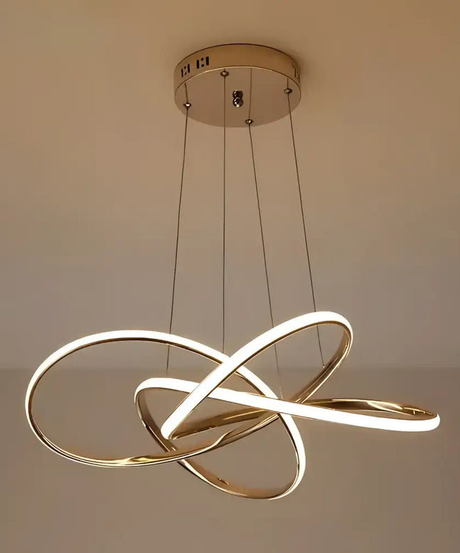 Charlotte 600 Brass Tri-Colour LED Pendant Light | 60W Integrated LED