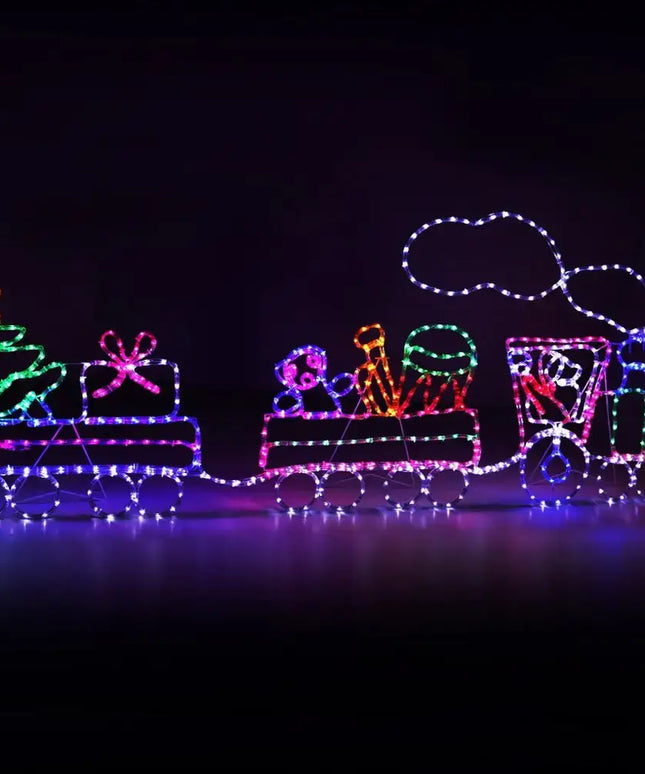 Christmas Lights Motif LED Rope Light Train Xmas Decor-Occasions > Christmas-Dropli