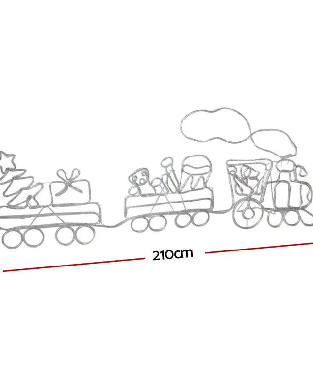 Christmas Lights Motif LED Rope Light Train Xmas Decor-Occasions > Christmas-Dropli