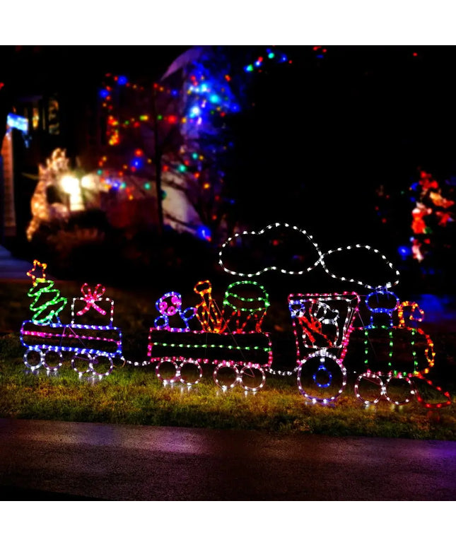 Christmas Lights Motif LED Rope Light Train Xmas Decor-Occasions > Christmas-Dropli
