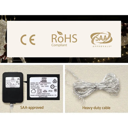 Christmas Motif Lights LED Rope Reindeer Waterproof Outdoor-Occasions > Christmas-Dropli