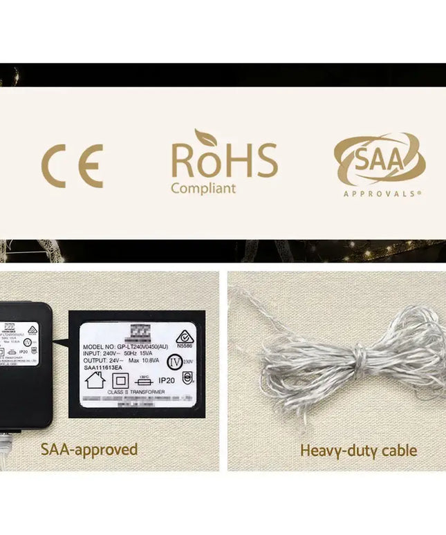 Christmas Motif Lights LED Rope Reindeer Waterproof Outdoor-Occasions > Christmas-Dropli