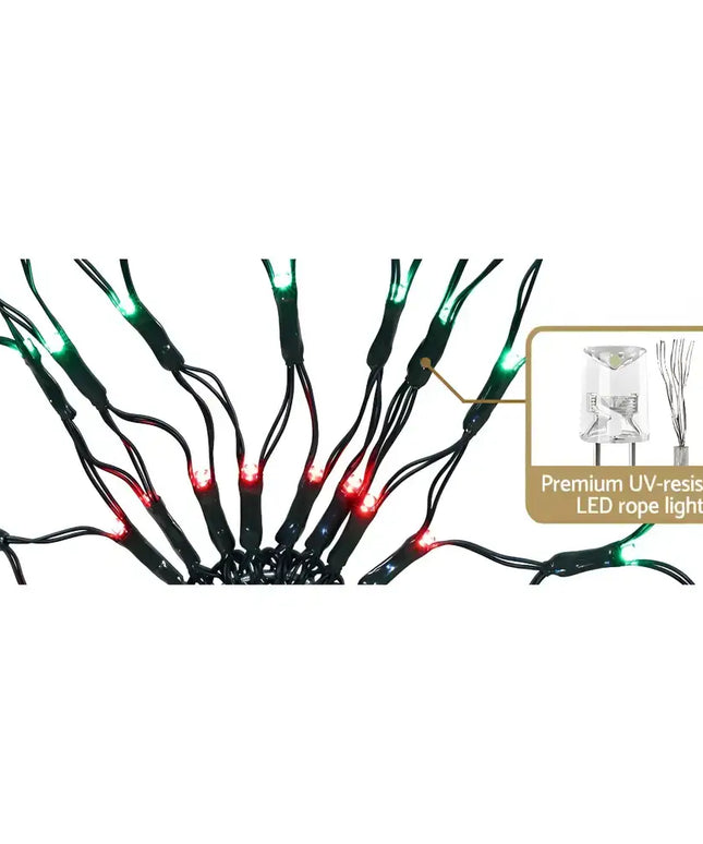 Christmas Lights Motif LED Star Net Waterproof Outdoor Colourful-Home & Garden > Garden Lights-Dropli