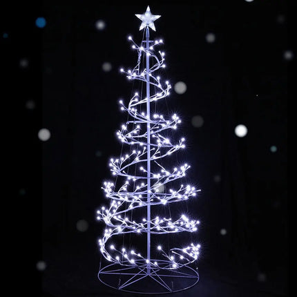 Christmas Tree 1.8M 320 LED Xmas Cold White Lights Optic Fibre-Occasions > Christmas-Dropli