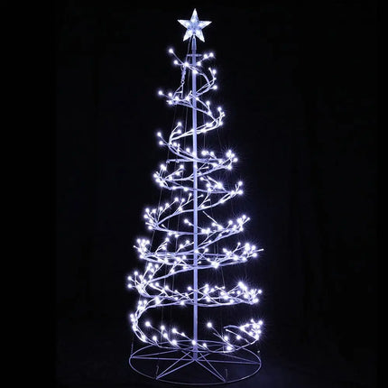 Christmas Tree 1.8M 320 LED Xmas Cold White Lights Optic Fibre-Occasions > Christmas-Dropli