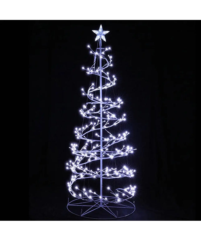 Christmas Tree 1.8M 320 LED Xmas Cold White Lights Optic Fibre-Occasions > Christmas-Dropli
