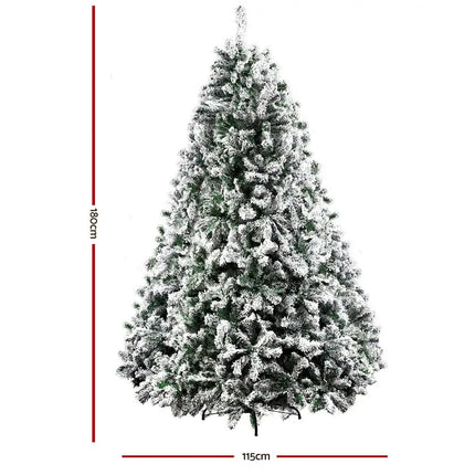 Christmas Tree 1.8M Decorations Snowy 758 Tips-Occasions > Christmas-Dropli