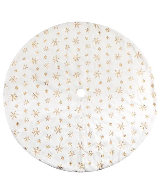 Christmas Tree Skirt 120cm Snowflake Ornaments Xmas Decorations - Occasions > Christmas > Christmas Decorations