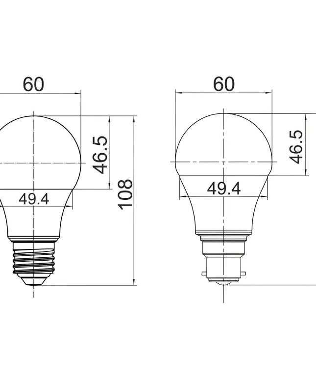 CLA SMART 10W LED Smart Dimmable RGB + Tricolour GLS - E27/B22-GLOBES-CLA Lighting