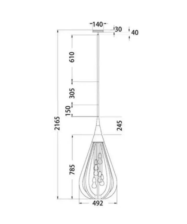 CLA BONITO - 1/3/6 Light Pendant - PENDANTS