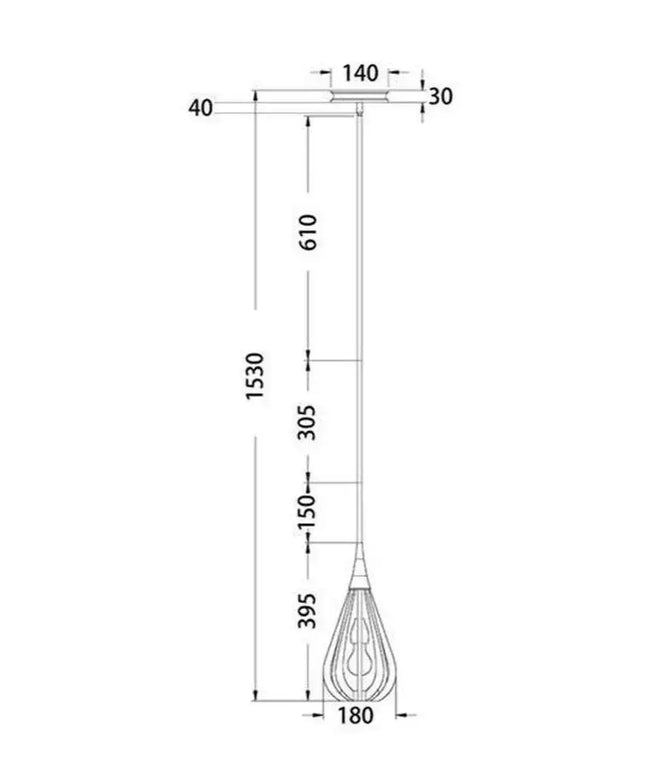 CLA BONITO - 1/3/6 Light Pendant - PENDANTS