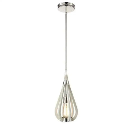 CLA BONITO - 1/3/6 Light Pendant - Small / White Wood - PENDANTS