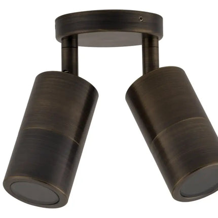 CLA PG2A - 2xGU10 Exterior Double Adjustable Wall Spot Light IP65-OUTDOOR-CLA Lighting