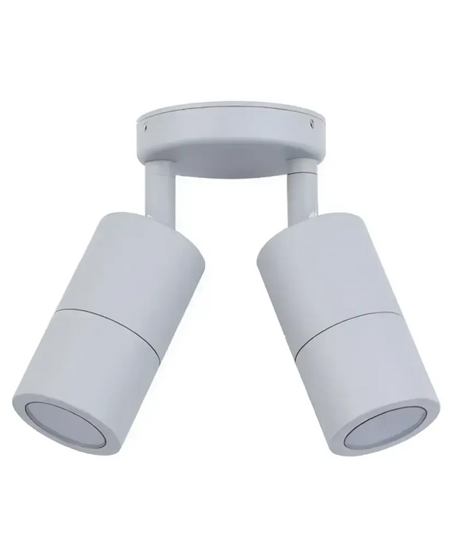 CLA PG2A - 2xGU10 Exterior Double Adjustable Wall Spot Light IP65-OUTDOOR-CLA Lighting
